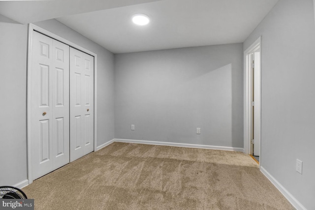 15320 Baileys Ln, Silver Spring, MD 20906 - unfurnished bedroom featuring carpet floors, baseboards, and a closet