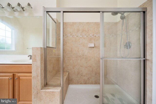 16647 Space More Cir, Woodbridge, VA 22191 - full bathroom with a shower stall and vanity