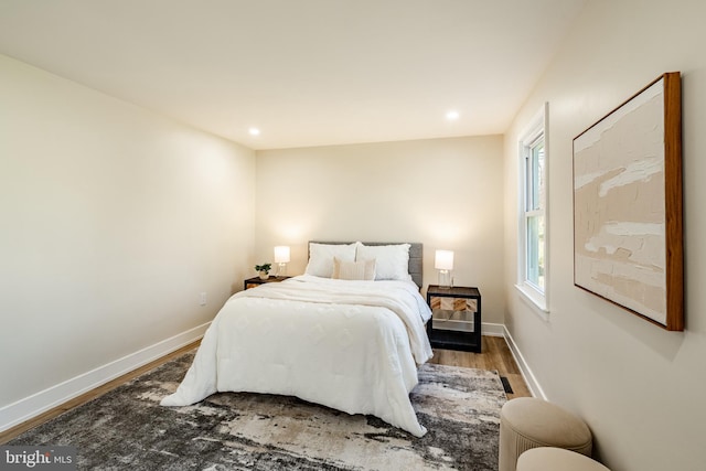 1198 Glenside Rd, Downingtown, PA 19335 - bedroom with wood finished floors, baseboards, and recessed lighting