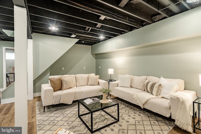 1198 Glenside Rd, Downingtown, PA 19335 - living room featuring wood finished floors