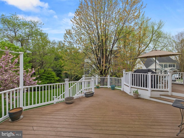 view of deck