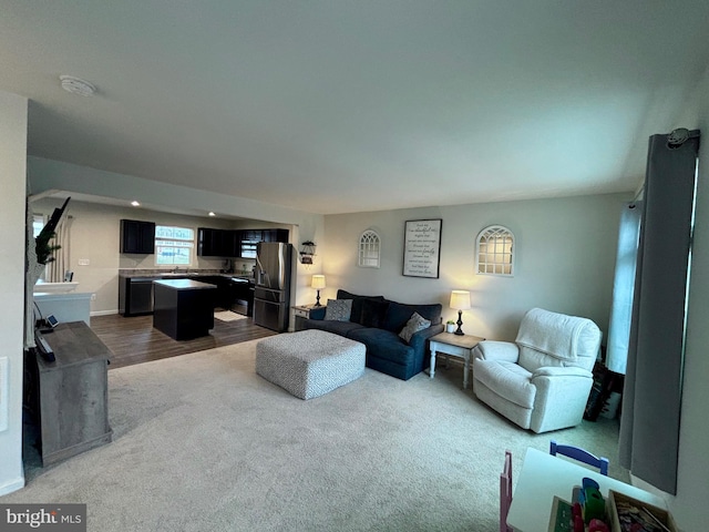 17692 Fieldstone Ave, Milford, DE 19963 - living room featuring wood finished floors