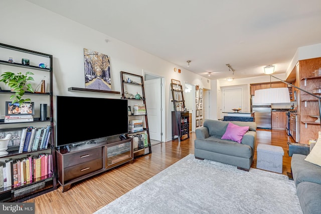 440 L St NW Unit 513, Washington, DC 20001 - living area with wood finished floors