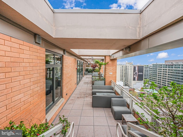 440 L St NW Unit 513, Washington, DC 20001 - view of patio with visible vents