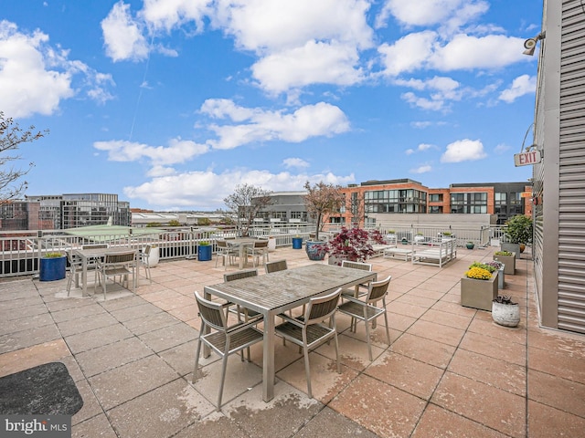 440 L St NW Unit 513, Washington, DC 20001 - view of patio with outdoor dining area