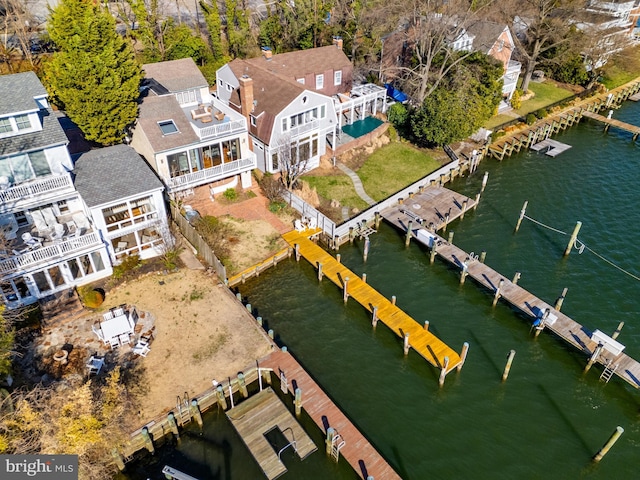 9 Shipwright St, Annapolis, MD 21401 - aerial view of property and surrounding area featuring a nearby body of water