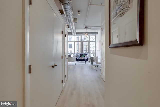 811 4th St NW Unit 608, Washington, DC 20001 - corridor featuring light wood-style floors