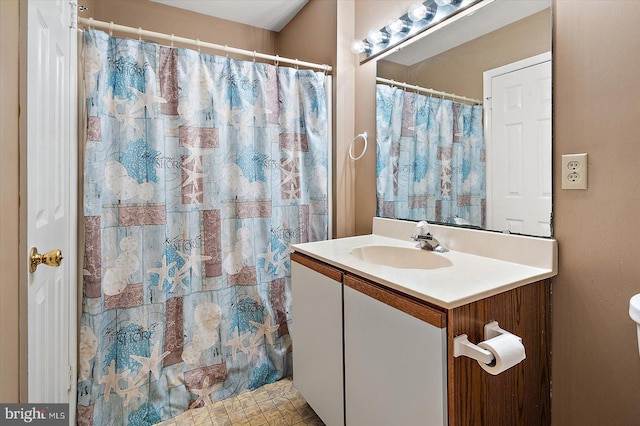 105 120th St Unit 111, Ocean City, MD 21842 - bathroom with a shower with curtain and vanity