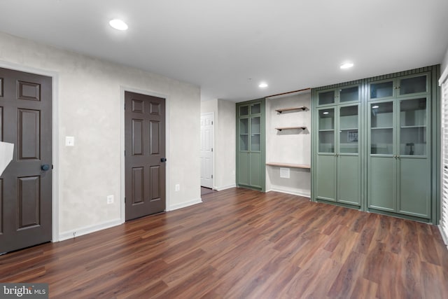 5957 Whelan Ln, Frederick, MD 21703 - unfurnished bedroom featuring dark wood-style flooring, baseboards, and recessed lighting