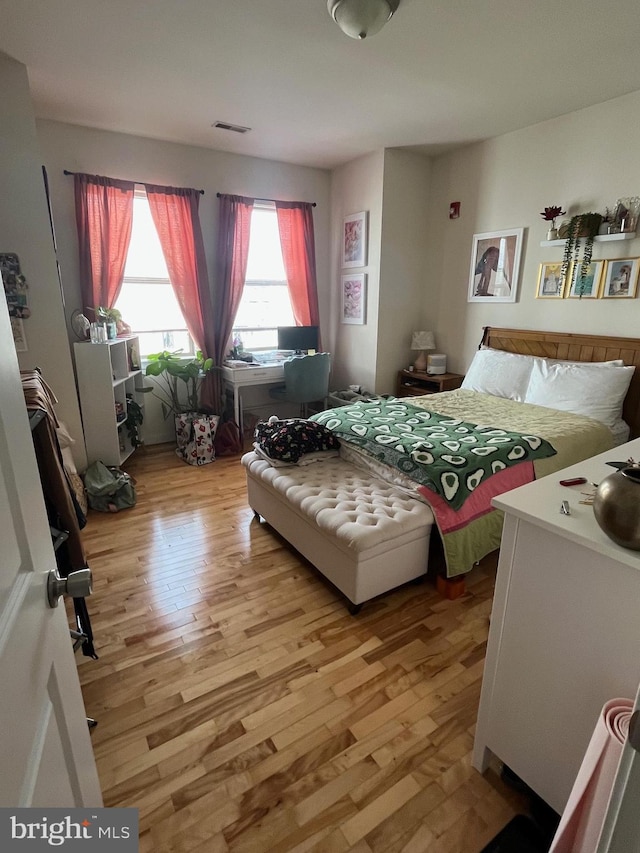 4010 Baring St, Philadelphia, PA 19104 - bedroom featuring light wood-style flooring and visible vents