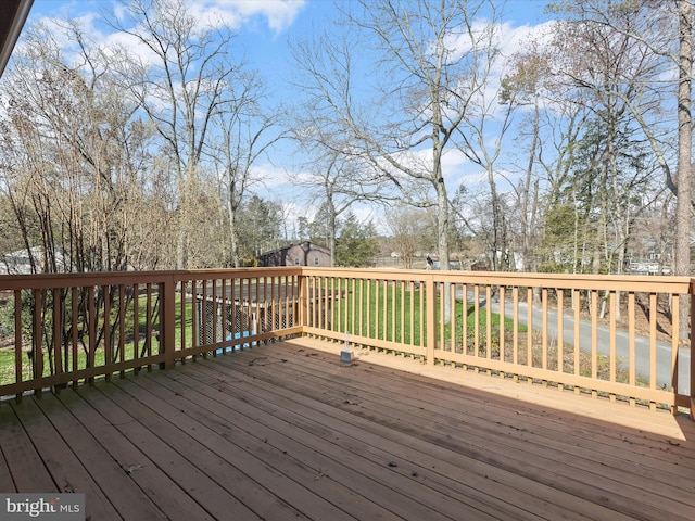 view of deck