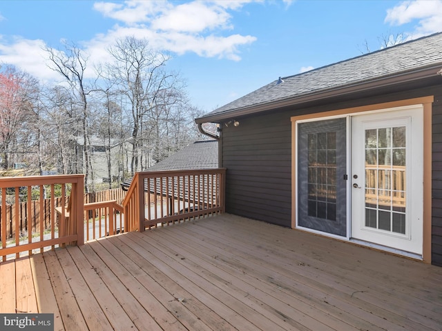 view of deck