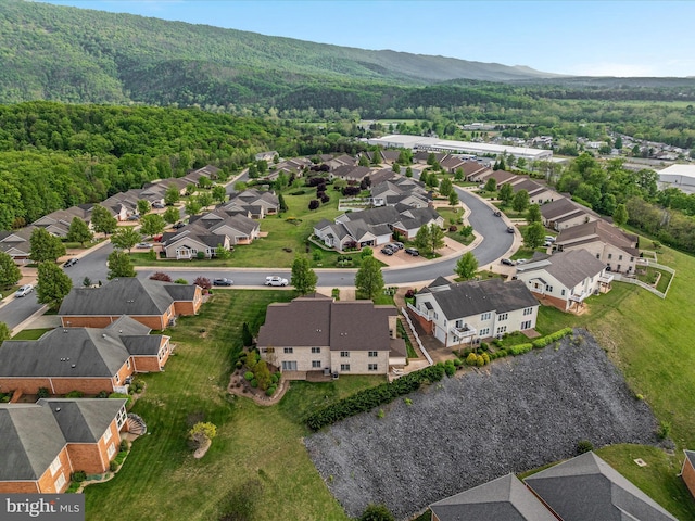 112 Daniel Ct, Strasburg, VA 22657 - birds eye view of property featuring a view of trees, a residential view, and a mountain view