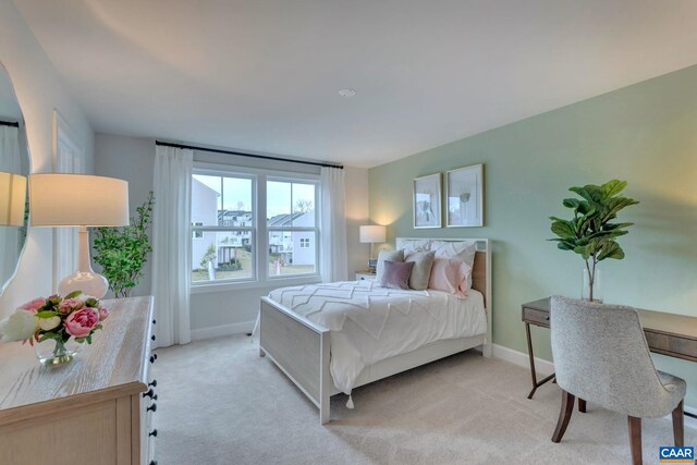 3065 Rambling Brook Ln, Crozet, VA 22932 - bedroom with light carpet and baseboards