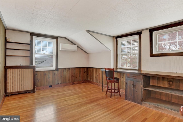 662 S Market St, Elizabethtown, PA 17022 - bonus room with a wall unit AC, light wood finished floors, healthy amount of natural light, and wooden walls
