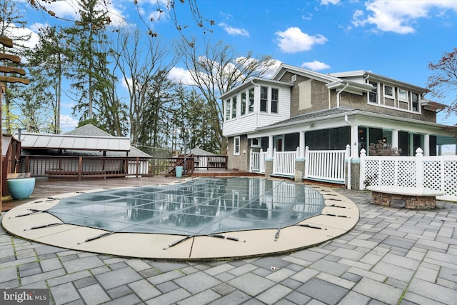 662 S Market St, Elizabethtown, PA 17022 - rear view of property featuring a deck and a patio