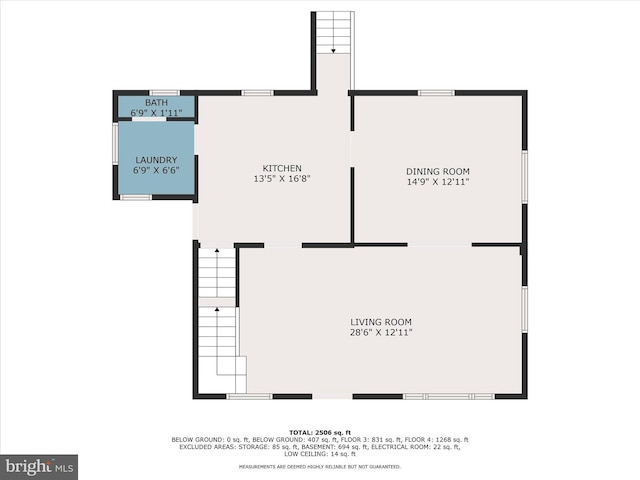 662 S Market St, Elizabethtown, PA 17022 - floor plan / room layout