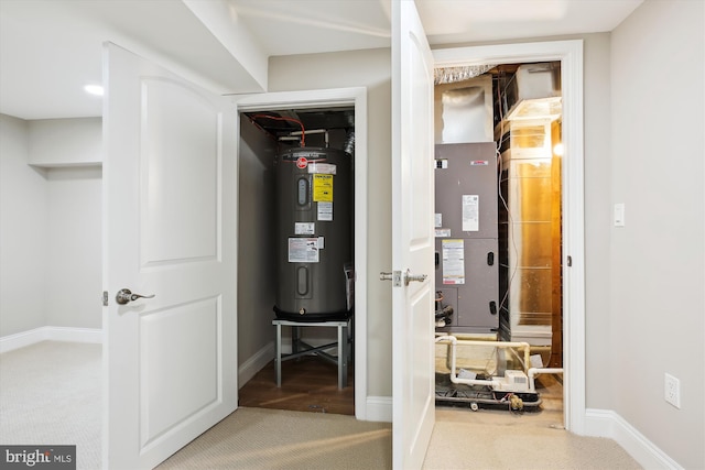329 15th St NE, Washington, DC 20002 - utility room featuring electric water heater