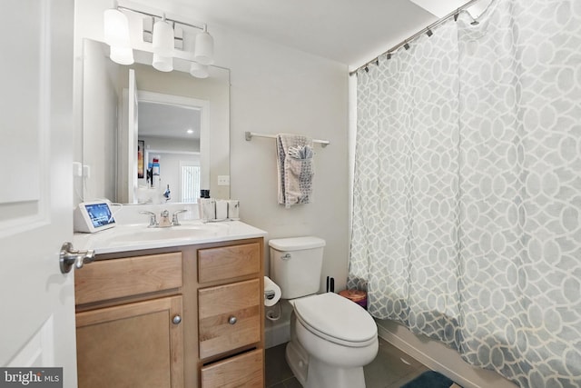 131 Boxelder Dr, Stafford, VA 22554 - bathroom with shower / tub combo, toilet, and vanity