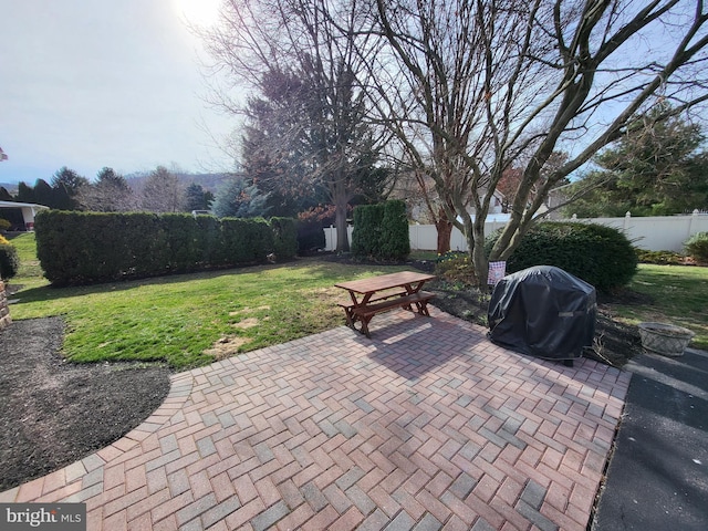 212 University Dr, Mont Alto, PA 17237 - view of patio / terrace featuring fence and area for grilling