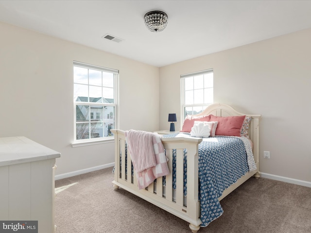 162 Blackford Dr, Stephenson, VA 22656 - carpeted bedroom with baseboards, multiple windows, and visible vents