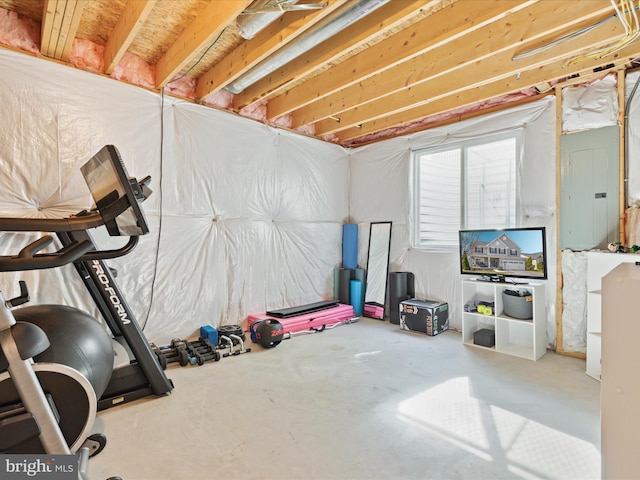 162 Blackford Dr, Stephenson, VA 22656 - below grade area with electric panel