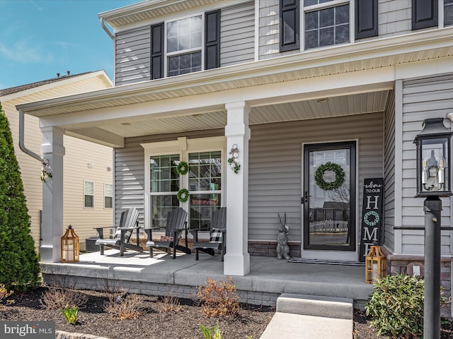 162 Blackford Dr, Stephenson, VA 22656 - doorway to property with covered porch
