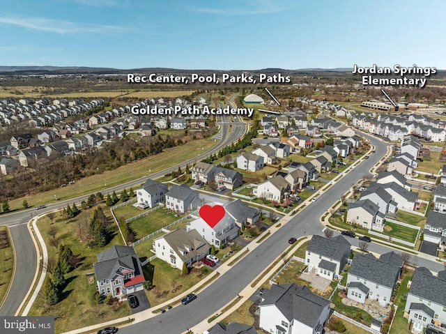 162 Blackford Dr, Stephenson, VA 22656 - birds eye view of property with a residential view