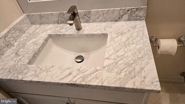 room details with a sink