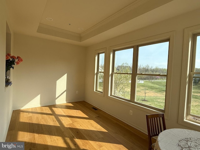 sunroom / solarium with visible vents and a healthy amount of sunlight