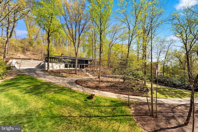 1335 N Pegram St N, Alexandria, VA 22304 - view of front facade with a front lawn and a chimney