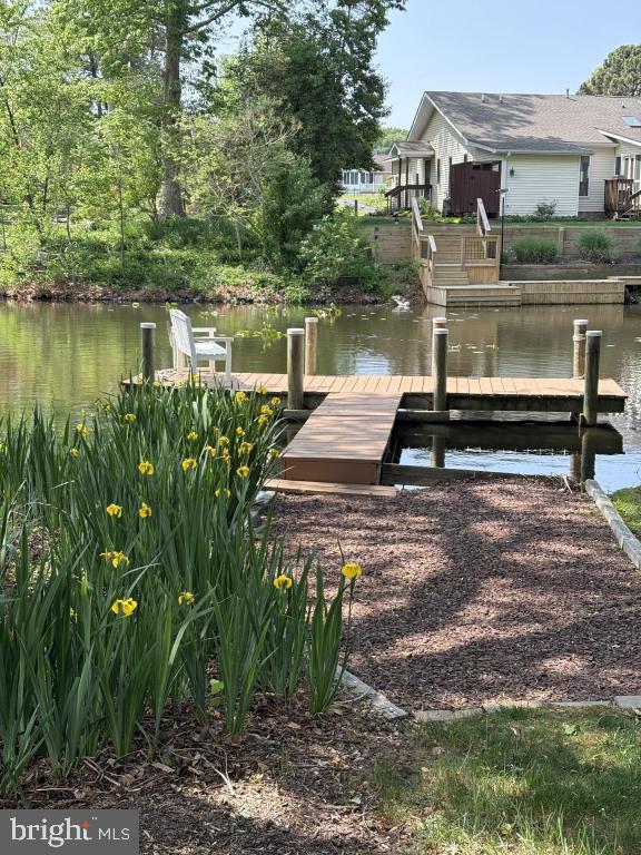 31460 Point Dr, Lewes, DE 19958 - dock area with a water view