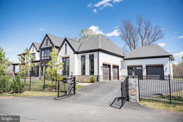 1109 Towlston Rd, Mclean, VA 22102 - view of front of house featuring brick siding, fence, driveway, and a garage