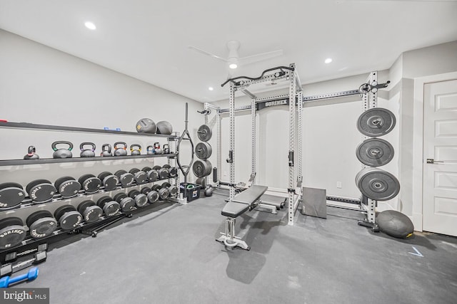 1109 Towlston Rd, Mclean, VA 22102 - exercise room featuring baseboard heating and recessed lighting