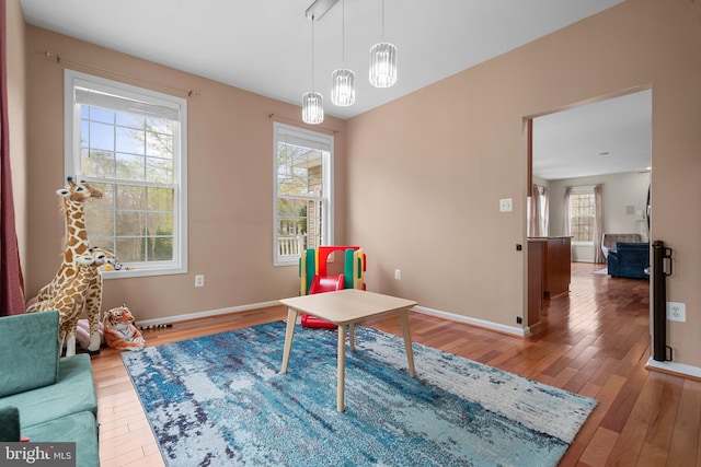 63 Woodleigh Ln, Stafford, VA 22556 - sitting room with baseboards and wood finished floors