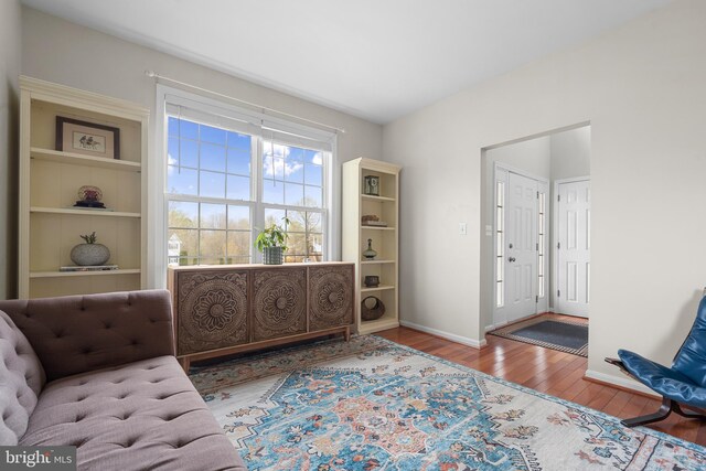63 Woodleigh Ln, Stafford, VA 22556 - living area featuring baseboards and wood finished floors