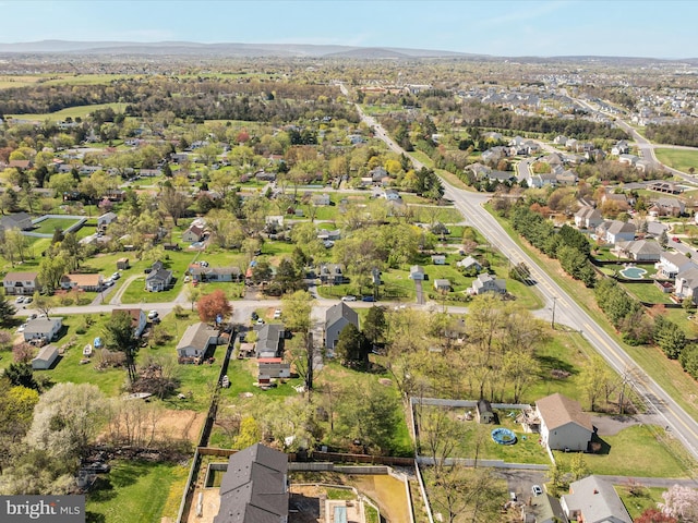 bird's eye view featuring a residential view
