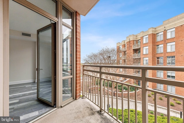 balcony with visible vents