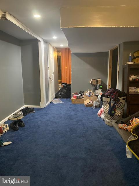 6514 Limekiln Pike, Philadelphia, PA 19138 - basement featuring recessed lighting and carpet floors