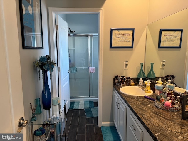 610 Beechwood Ave, Milford, DE 19963 - full bath with vanity and a stall shower