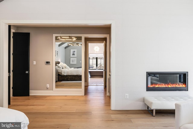 1544 Forest Villa Ln, Mclean, VA 22101 - hall with light wood finished floors and baseboards