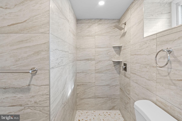 1404 S Patton St, Philadelphia, PA 19146 - full bath featuring toilet and tiled shower
