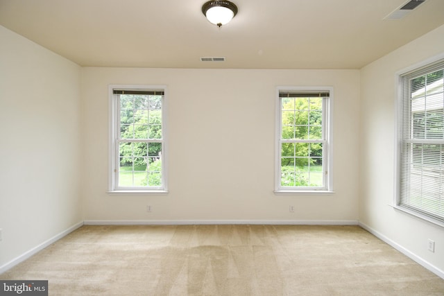 20559 Crescent Pointe Pl, Ashburn, VA 20147 - spare room with plenty of natural light, baseboards, and light colored carpet