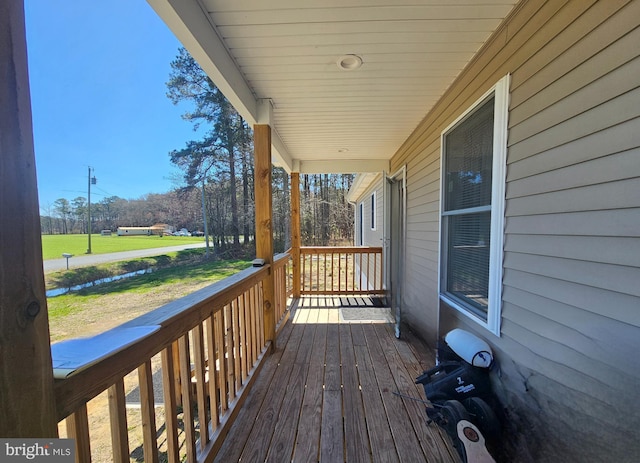 view of deck