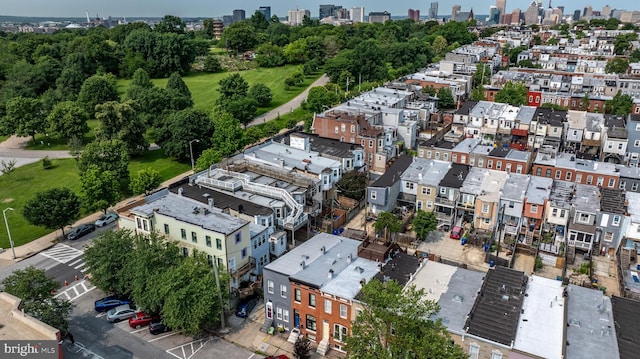 6 N Luzerne Ave, Baltimore, MD 21224 - aerial view of property and surrounding area featuring skyline