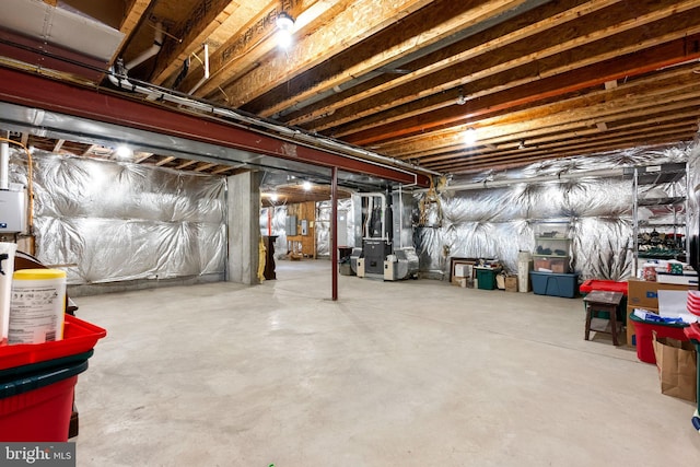 14239 Seneca Rd, Darnestown, MD 20874 - unfinished below grade area featuring heating unit