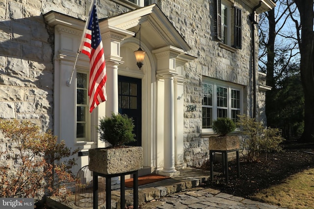 234 W Fairmount Ave, State College, PA 16801 - view of exterior entry featuring stone siding