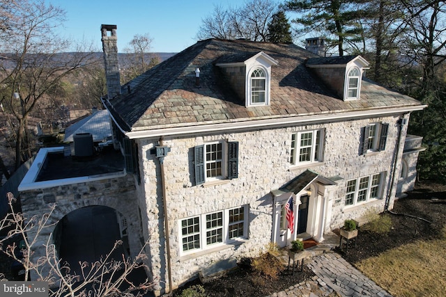 234 W Fairmount Ave, State College, PA 16801 - view of front of house with a chimney and a high end roof