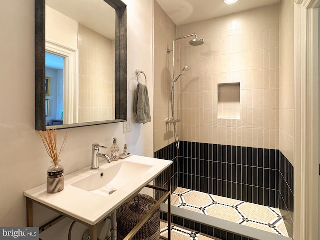 234 W Fairmount Ave, State College, PA 16801 - full bathroom with a tile shower and vanity
