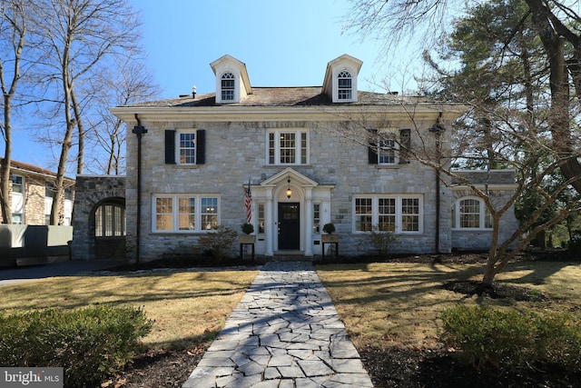 234 W Fairmount Ave, State College, PA 16801 - colonial house with stone siding and a front lawn